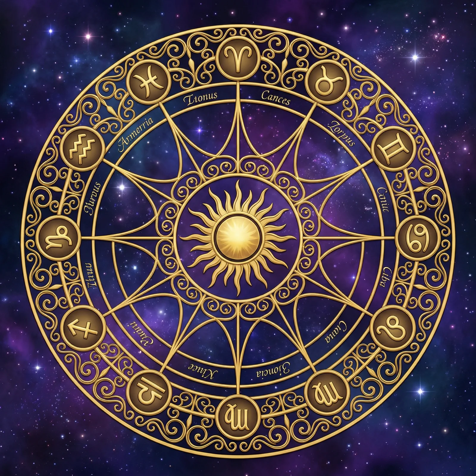 十二宫彩运指数轮盘 - 星象彩运占星馆 - 体育博彩